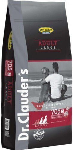 Dr.Clauder's Best Choice Adult Chicken Large 4kg Dry Food for Adult Large Breed Dogs with Chicken