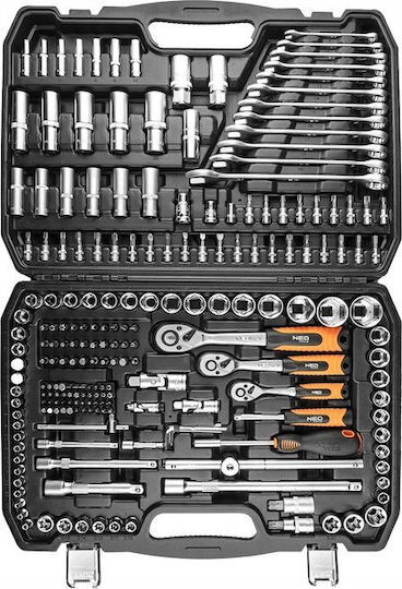 Neo Tools Werkzeugkoffer mit 216 Werkzeugen