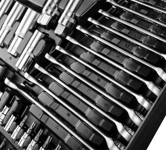 Neo Tools Werkzeugkoffer mit 216 Werkzeugen