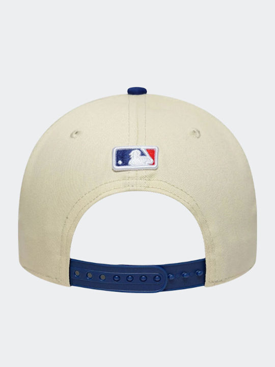 New Era La Dodgers Mlb Light Beige 9forty M-crown Cap Jockey Beige