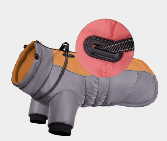 Μπουφάν Σκύλου Αδιάβροχο Ροζ 68cm
