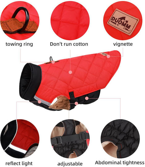 Beige Dog Coat with 50cm Back Length