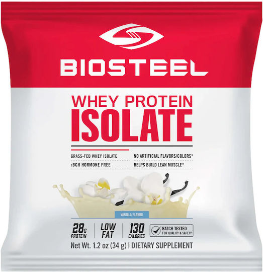 Biosteel Isolate Whey Protein Πρωτεΐνη Ορού Γάλακτος με Γεύση Chocolate 34gr