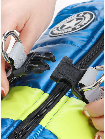 Animal Blue Waterproof Dog Coat with 25cm Back Length