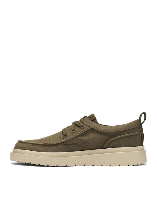 Polden Moc Men's Moccasins in Green Colour