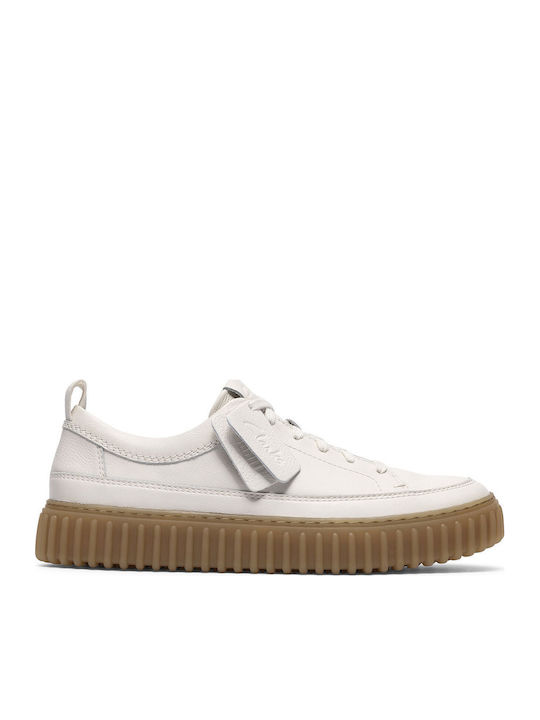 Torhill Lace Leather Men's Moccasins in White Colour