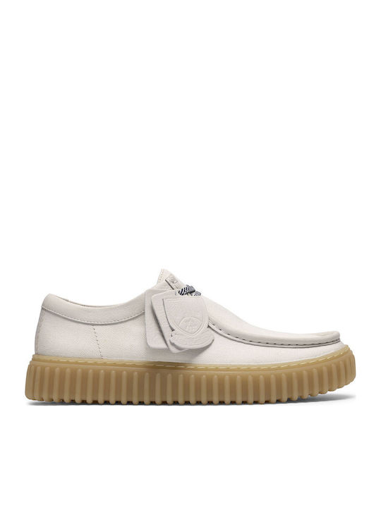 Torhill Lo Men's Moccasins in White Colour