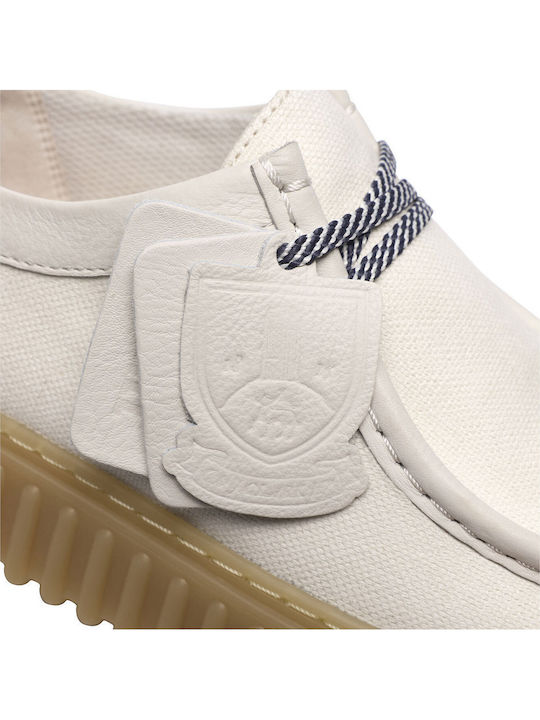 Torhill Lo Men's Moccasins in White Colour