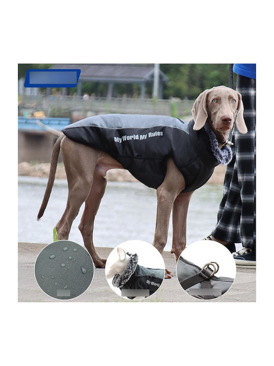 Animal Hundemantel Gray mit Rückenlänge 62 cm.