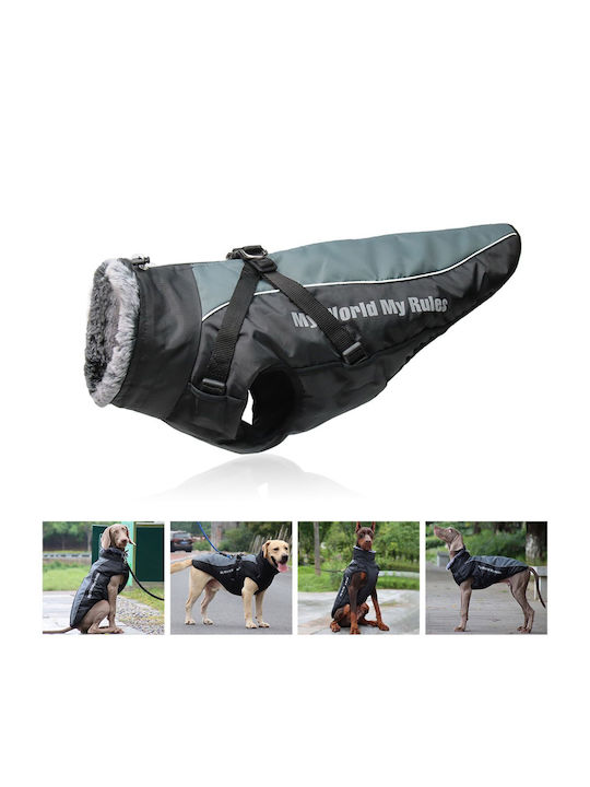 Animal Hundemantel Gray mit Rückenlänge 42 cm.