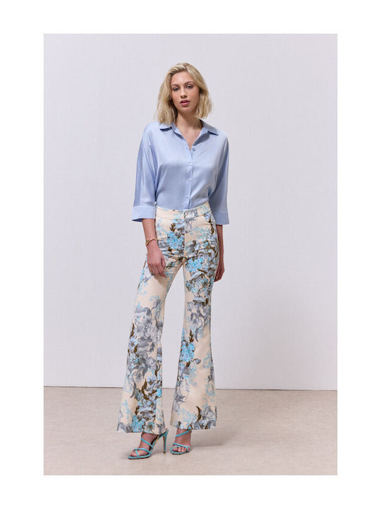 Enzzo Women's Blazer Sky Blue