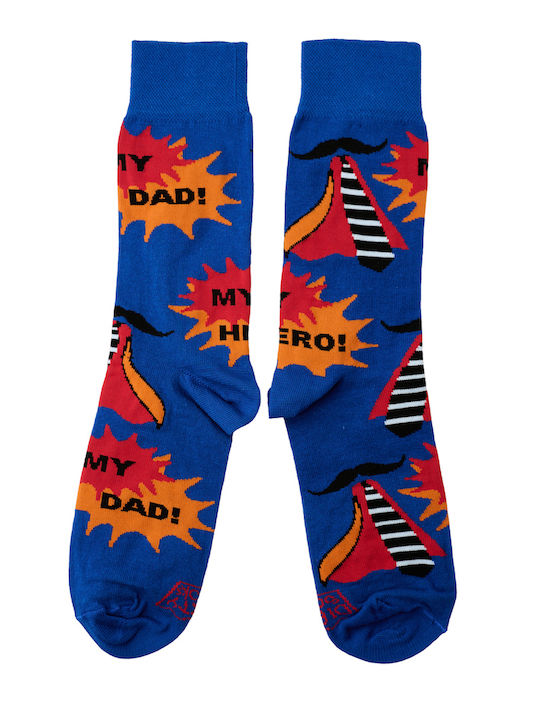 Dirty Socks Ανδρικές Κάλτσες με Σχέδια Μπλε
