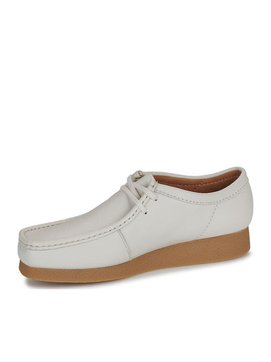 Mocasini Barbati in Culoare Albă