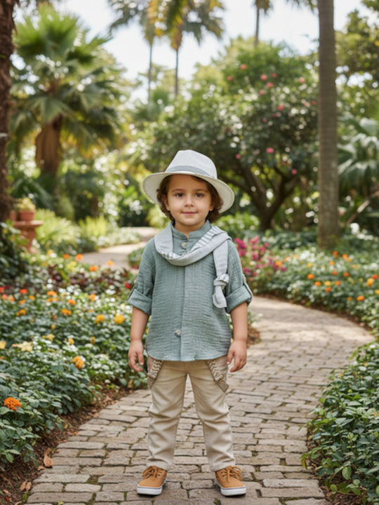 Dolce Bambini Βαπτιστικό Κοστούμι Γαλάζιο