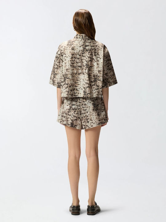 Pinko Women's Beige Bermuda
