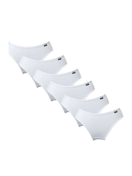 Baumwoll Damen-Slips MultiPack Weiß