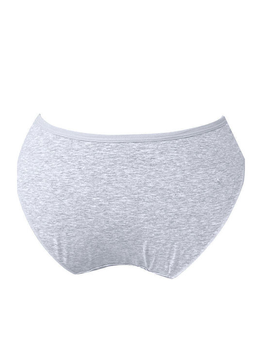 Baumwoll Damen-Slip Grau