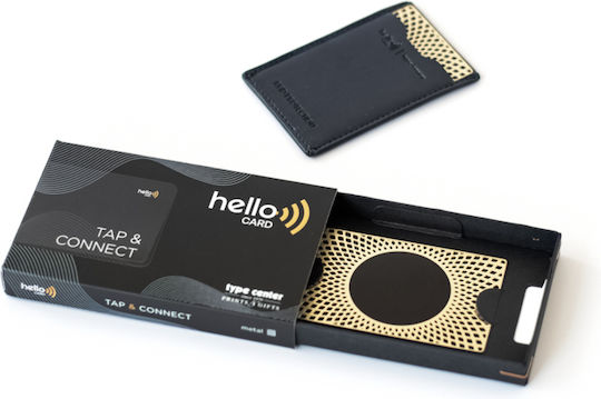 Hello Card Professional Metal Card Gold
