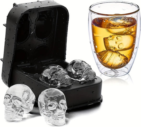 6η Eiswürfelformen und -tabletts Pagaakia Schädel Molfs