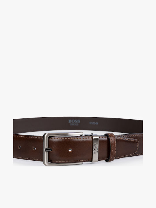 Boss Shoes Men's Leather Belt Tabac Brown Boss Shoes Men's Leather Belt Tabac Brown