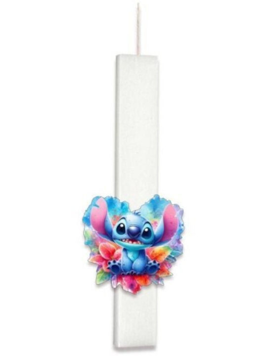 Πασχαλινή Λαμπάδα Lilo & Stitch Στρογγυλή (Διάφορα Σχέδια)