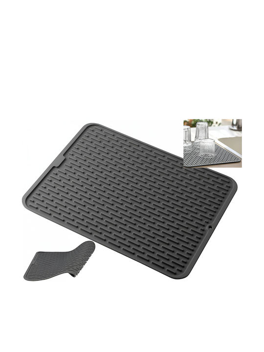 Alista Home Suprafață De Uscare Din Silicon Negru 43x32.5cm
