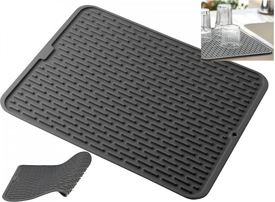 Alista Home Silikon Trocknungsfläche Schwarz 43x32.5cm