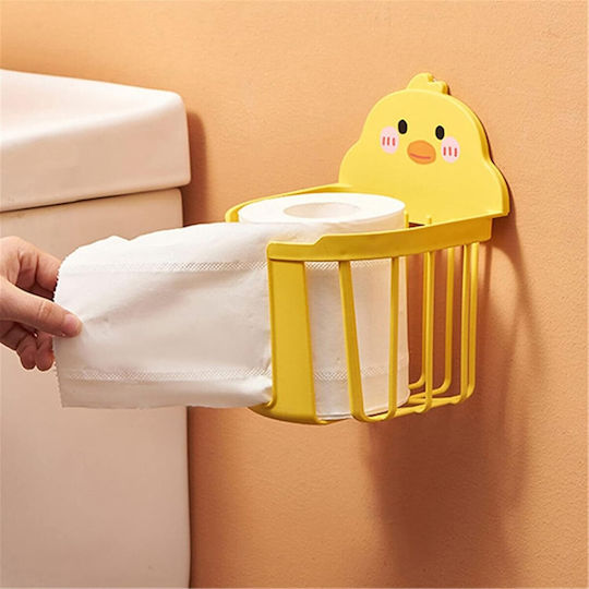 Alista Home Raft De Baie Montat Pe Perete Plastic 17.5x13.5x12cm Galben