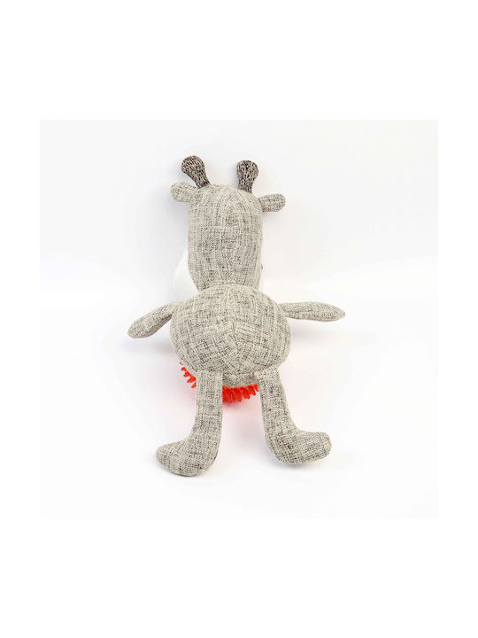 Cuddly Dog Toy 30cm Gray