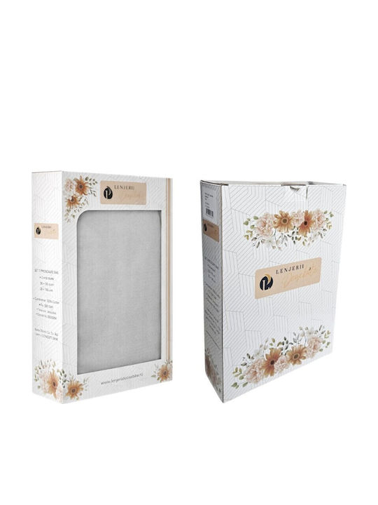 Lenjerii Deosebite Set De Prosoape De Baie 2 Buc Micra Gri (Argintiu) Greutate 500gr/m²