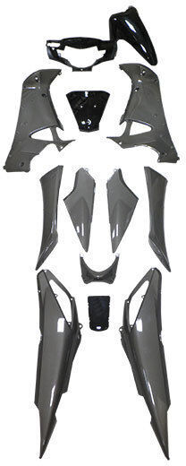 Motorcycle Plastic Set Gray 13pcs