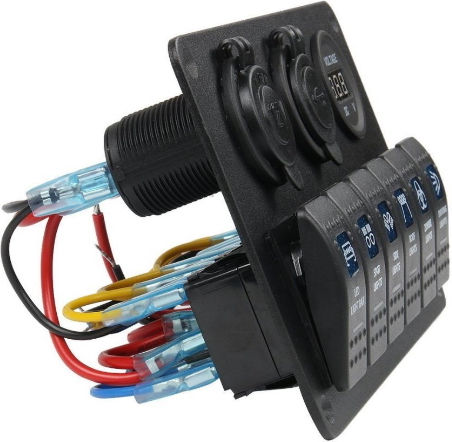 Kewig Sp10 Boat Switch (Диоден превключвател) с панели
