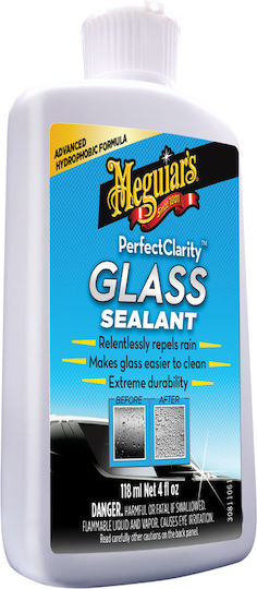 Meguiar's Perfect Clarity Glass Sealant Water-repellent Car Window Liquid 118ml