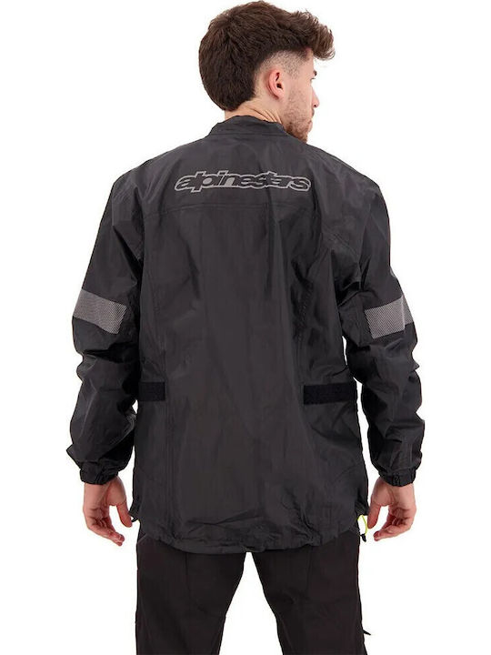 Alpinestars Hurricane Jachetă impermeabilă pentru motociclete pentru bărbați Negru Culoare