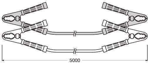 Osram Car Jumper Cables 1200A 5m