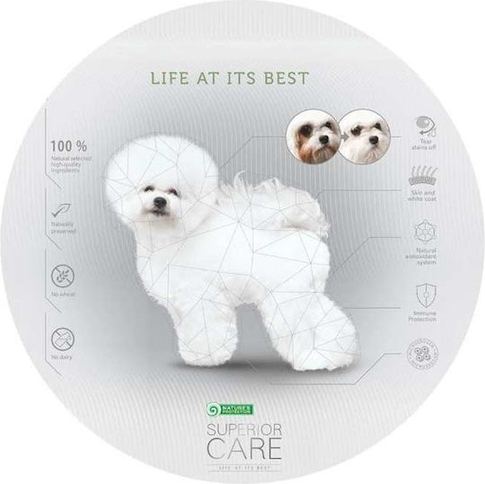 Nature's Protection Superior Care White Dogs 10kg Ξηρά Τροφή χωρίς Σιτηρά & Γλουτένη για Ενήλικους Σκύλους Μικρόσωμων Φυλών με Σολομό