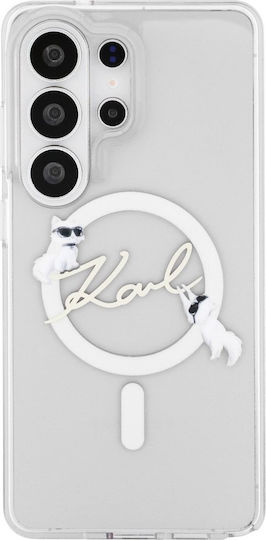 Karl Lagerfeld Iml Kc Script Umschlag Rückseite Silikon / Kunststoff Transparent (Galaxy S26 Ultra)