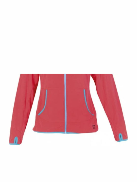 Fleece Γυναικεία Ζακέτα σε Ροζ Χρώμα