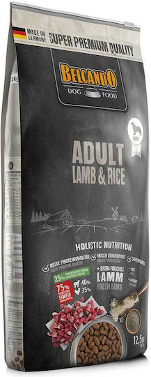 Belcando Adult Lamb & Rice 12.5kg Dry Food Grain-Free & Gluten-Free for Adult Medium & Large Breed Dogs with Lamb and Rice