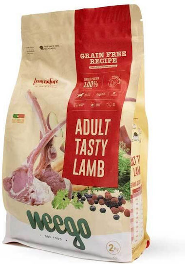 Weego Adult Tasty Grain Free Lamp 2kg Dry Food Grain-Free for Adult Dogs with Lamb
