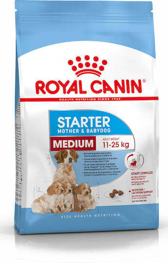 Royal Canin Starter Mother & Babydog Medium 4kg Dry Food for Medium Breed Puppies with Chicken and Rice
