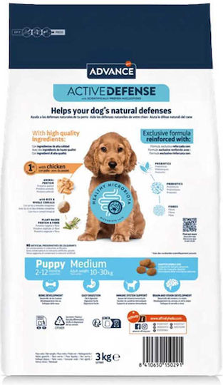 Affinity Advance Puppy Medium 3kg Trockenfutter für Welpen mittlerer Rassen mit Huhn und Reis