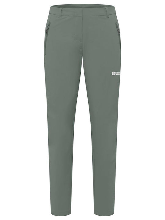 Jack Wolfskin Women's Hiking Long Trousers Green