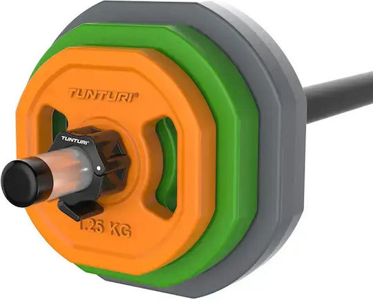 Tunturi Ίσια Μπάρα Σετ με Βάρη 20kg Μήκους 140cm χωρίς Κολάρα