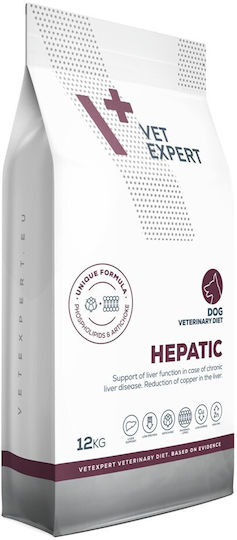 VetExpert Hepatic 12kg Dry Food for Adult Dogs with Poultry