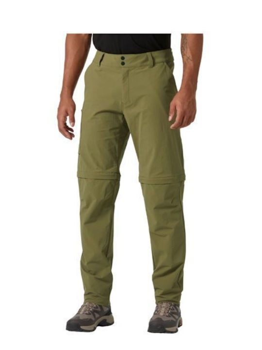 Helly Hansen Brono Softshell Zip Off Men's Long Hiking Trousers Green