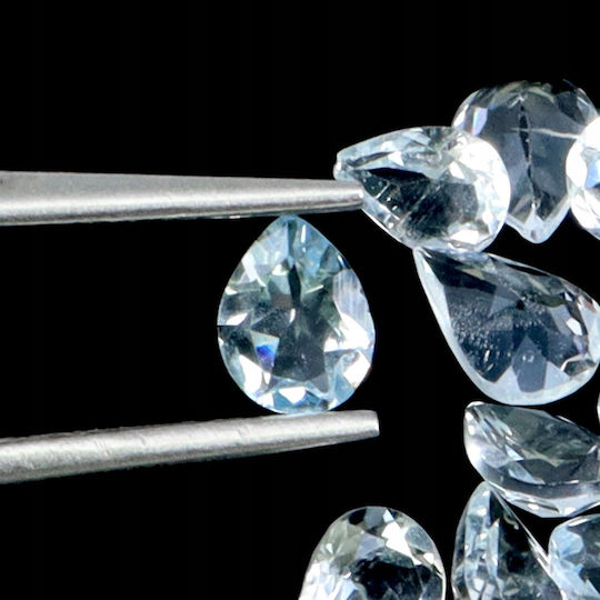 Aquamarin Natürliche Steine 20 Stück If-vvs 4.9ct