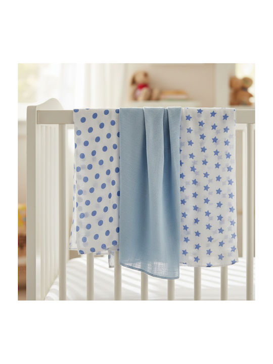 Gamberritos Kids Πάνα Αγκαλιάς 80x80cm 3τμχ Gamberritos Kids Πάνα Αγκαλιάς 80x80cm 3τμχ