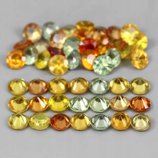 Songea Saphire Natürliche Steine 4.96ct 48 Stücke