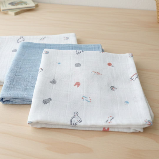 Gamberritos Kids Swaddle Blanket 80x80cm 3 Bucăți
